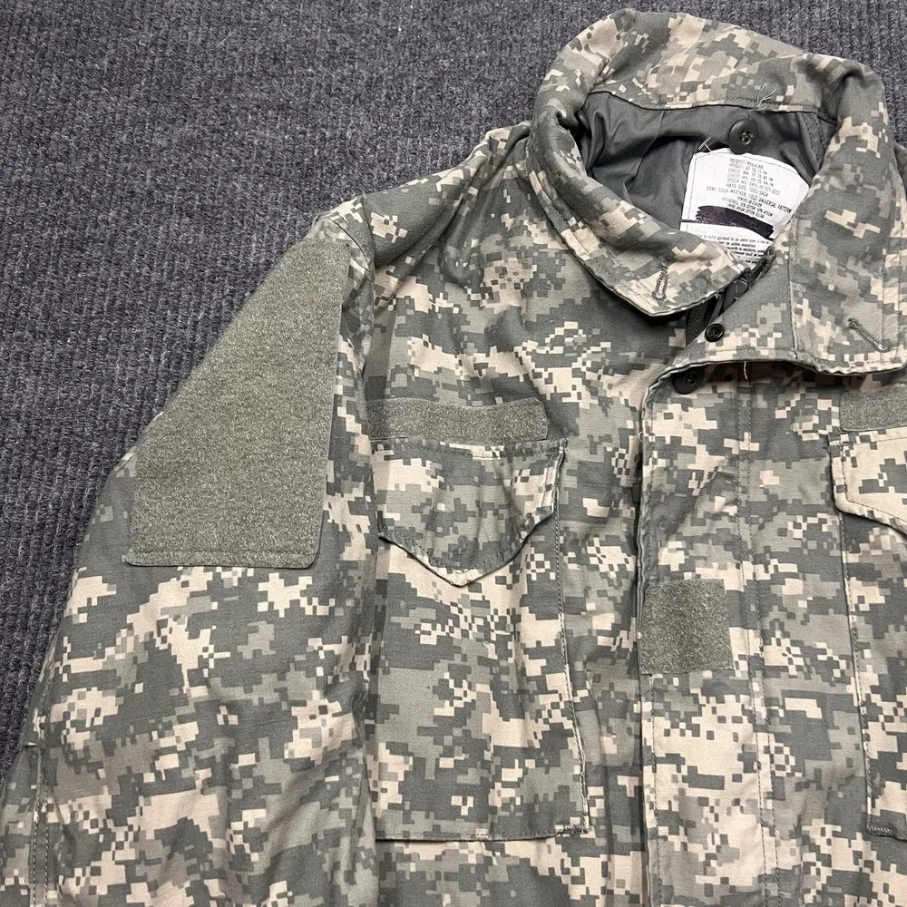 USGI M-65 Field Jacket Medium Long Digital‎ Camo Cold Weather Army Coat M65 Mens